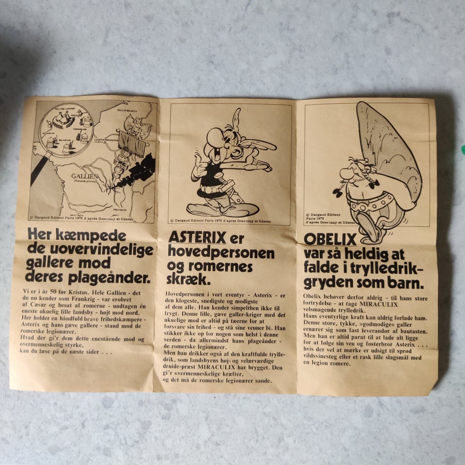 Legetøj, Asterix figurer fra BP