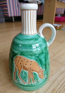 Vase med hank Haunsø Keramik
