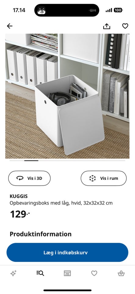 Kuggis opbevaringskasser , Ikea