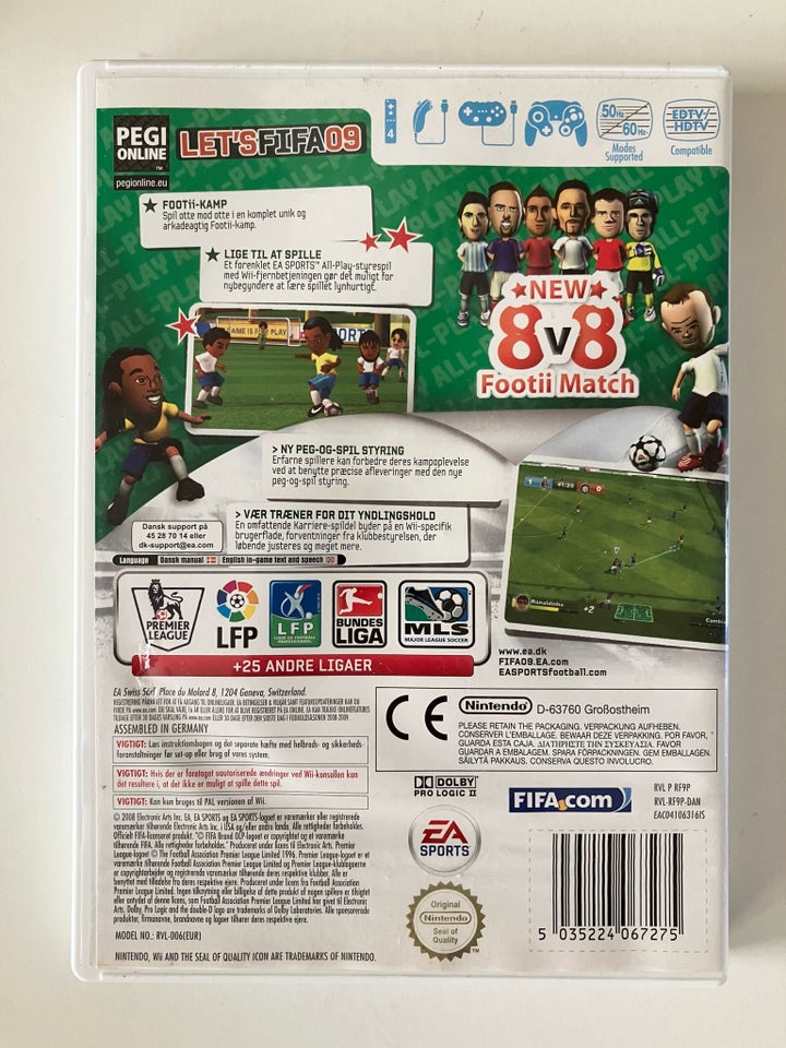 FIFA 09 All-Play, Nintendo Wii,