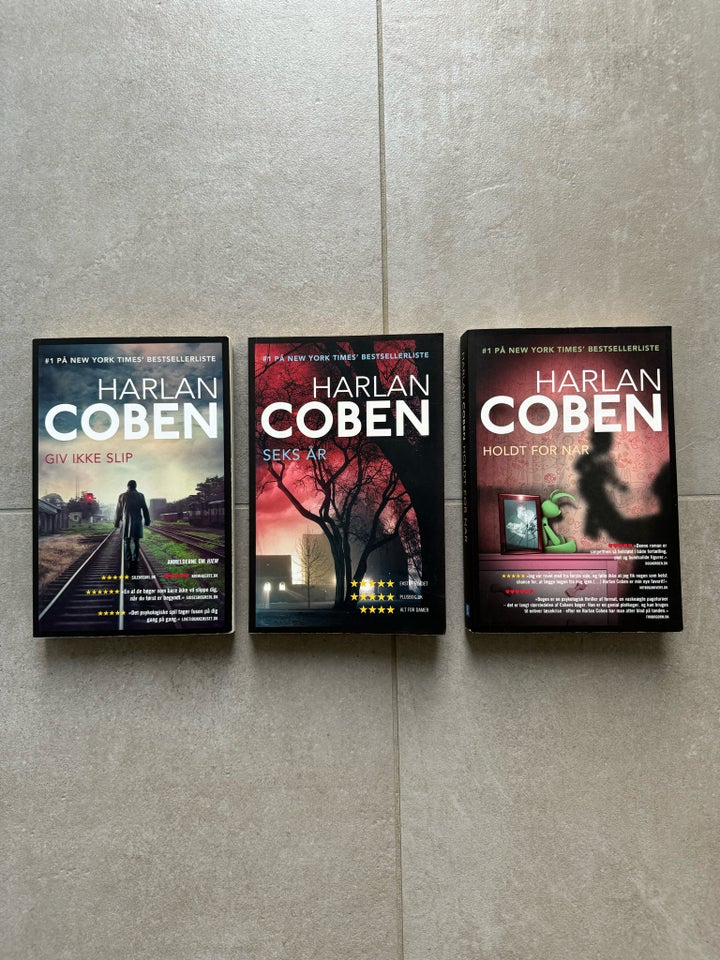 Giv ikke slip m.fl., Harlan Coben ,