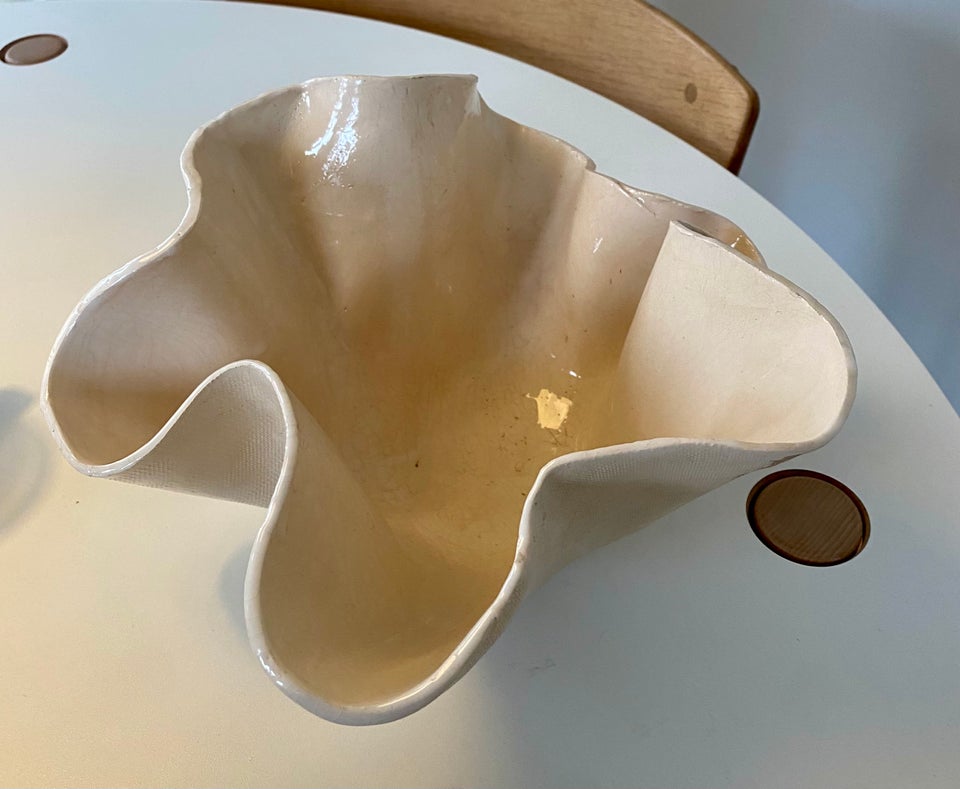 Keramik “wave” vase/skål,