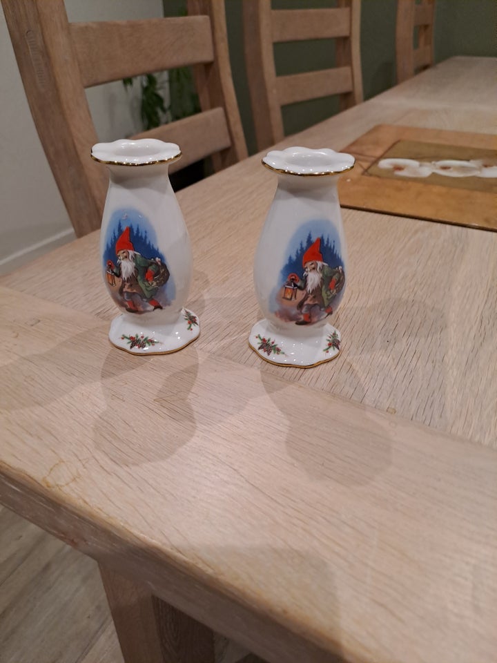 Porcelæn, Lysestager, Gammeldags