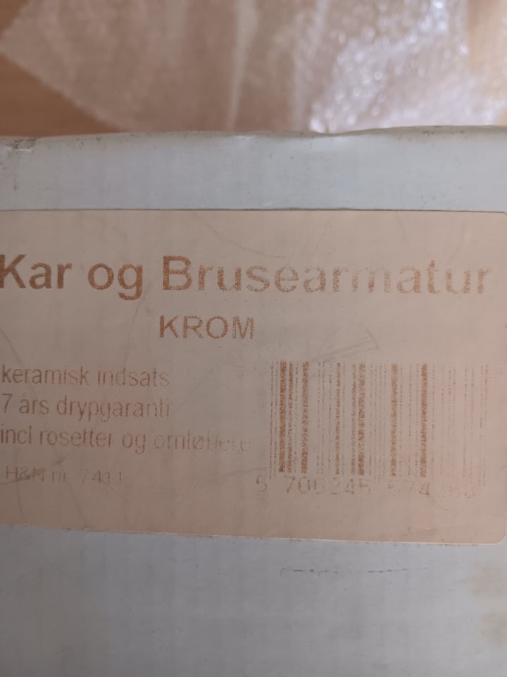 Kar og brusearmatur