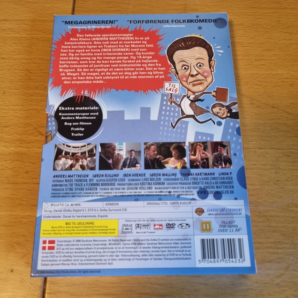 Sorte Kugler, DVD, komedie