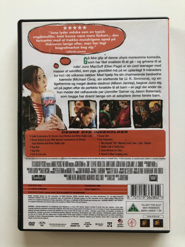 Juno, instruktør Jason Reitman,