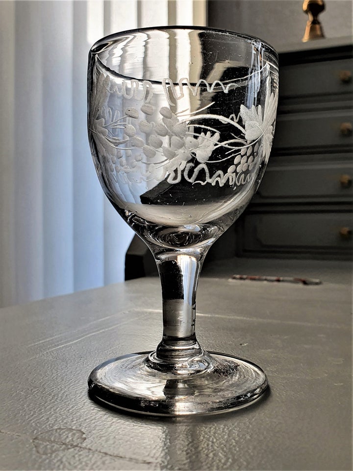 Holmegaard vinløvsglas 1853, glas