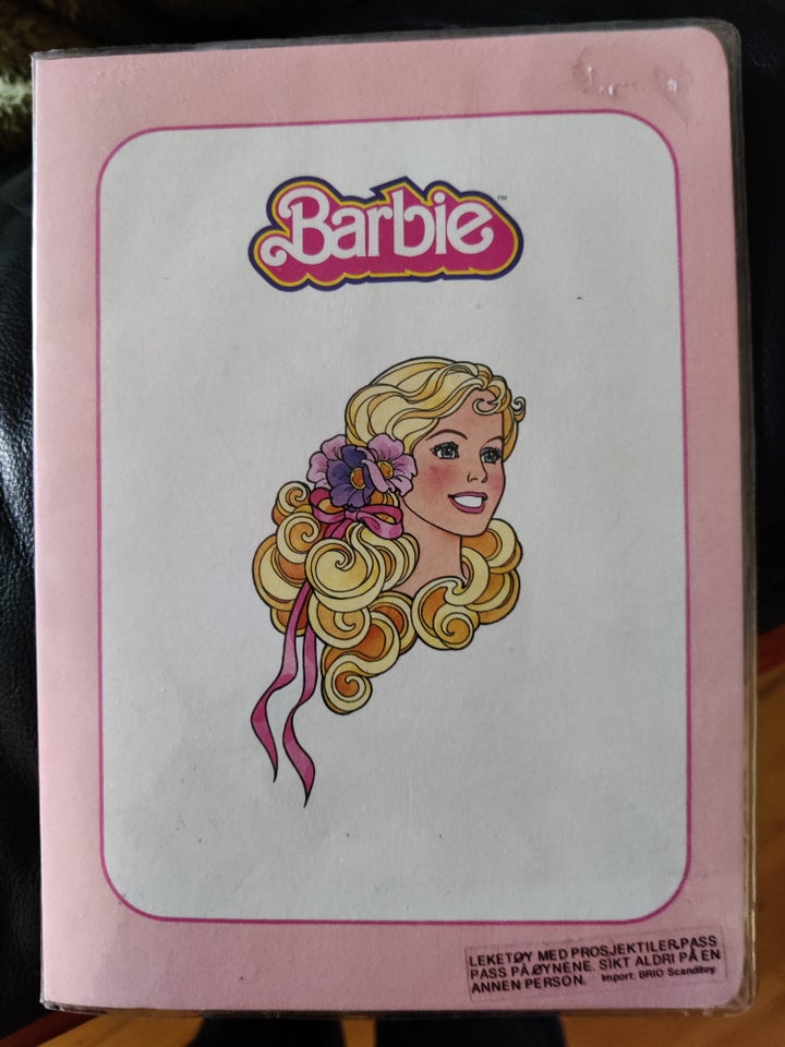 Brevpapir Barbie 1983