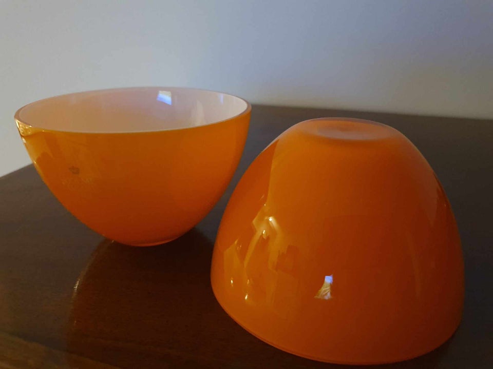 Glas 2 orange Cocoon skåle