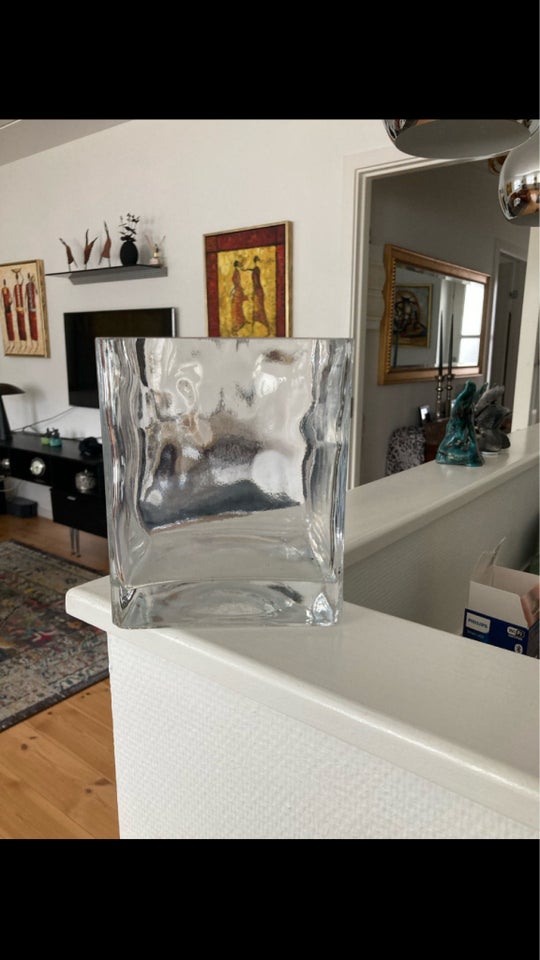 Glas Vase Firkantet