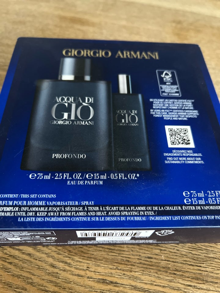 Eau de Toilette, Gaveæske, Giorgio