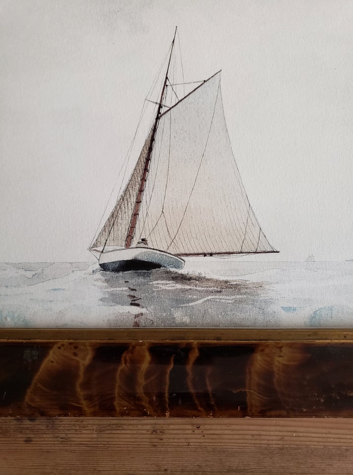 Tryk "Sailing off Gloucester" ano