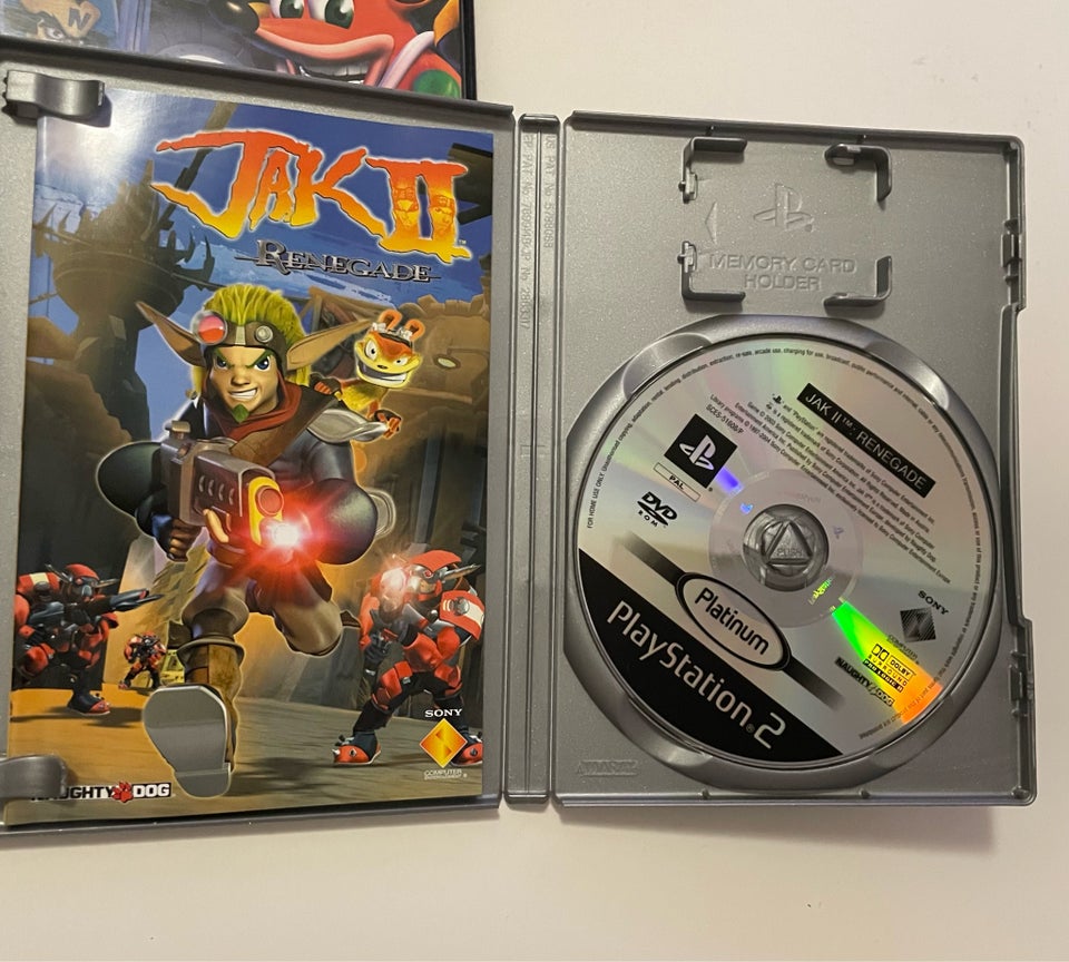 Crash bandicoot, Jak, PS2