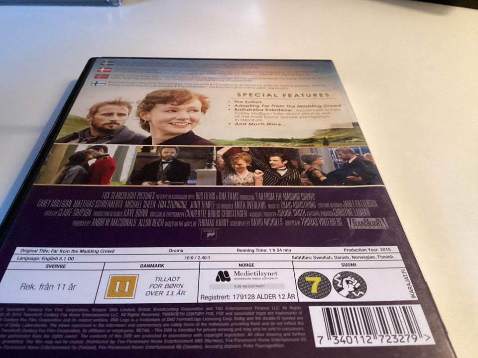 Far from The Madding Crowd , DVD,