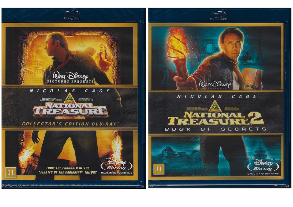 National Treasure 1 + 2., Blu-ray,