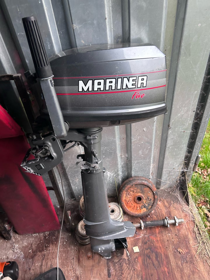 Mariner påhængsmotor, 5 hk, benzin