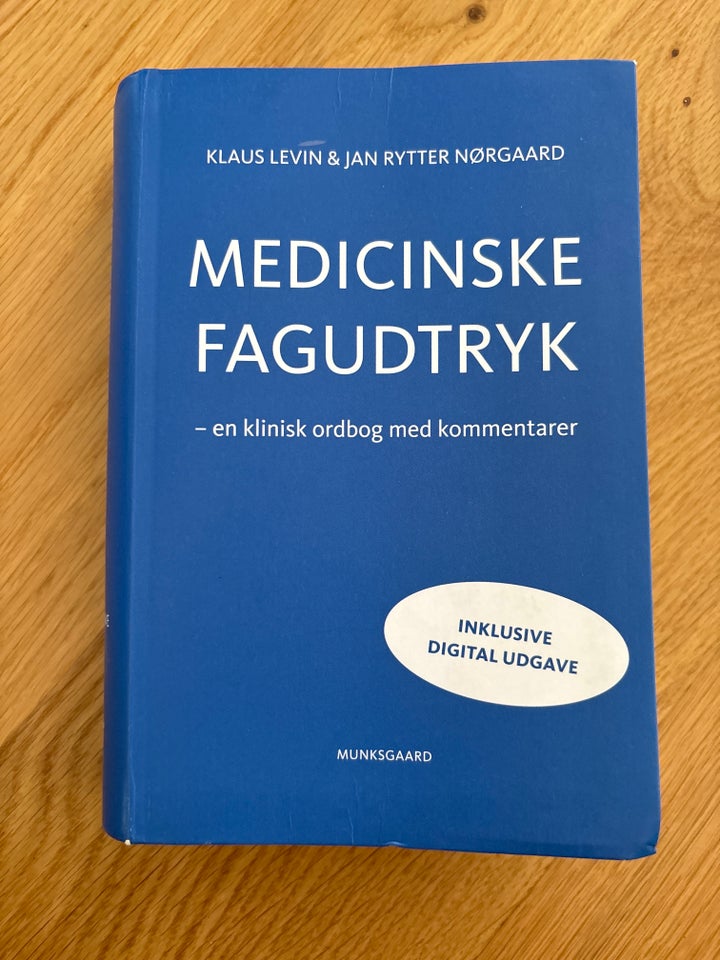 Medicinske fagudtryk - 4. udgave ,