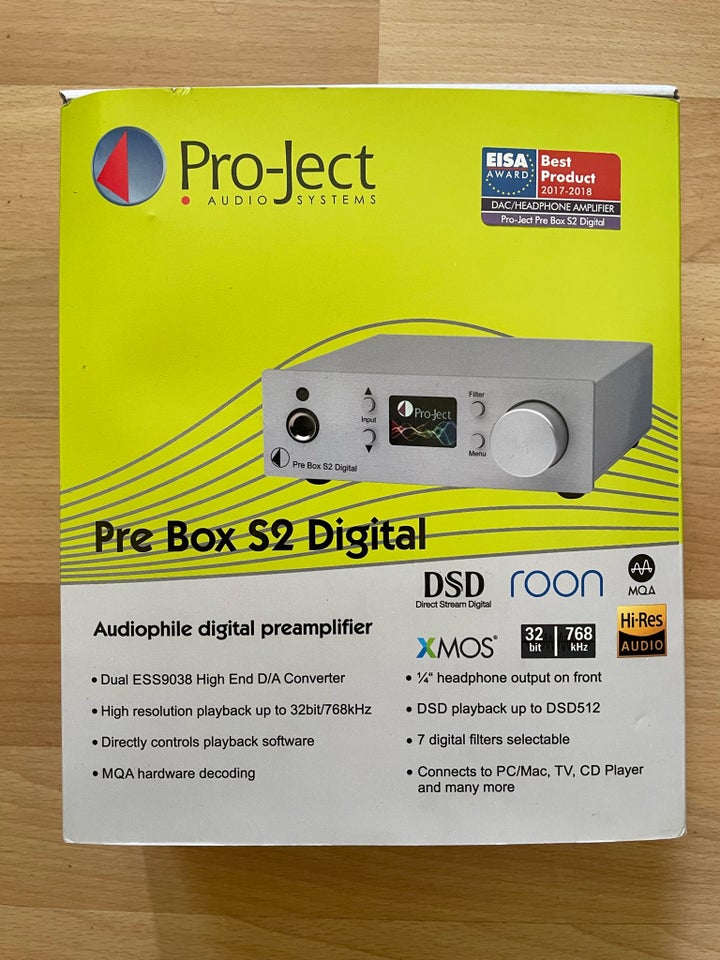 DAC, Pro-ject, Pre box s2 digital.