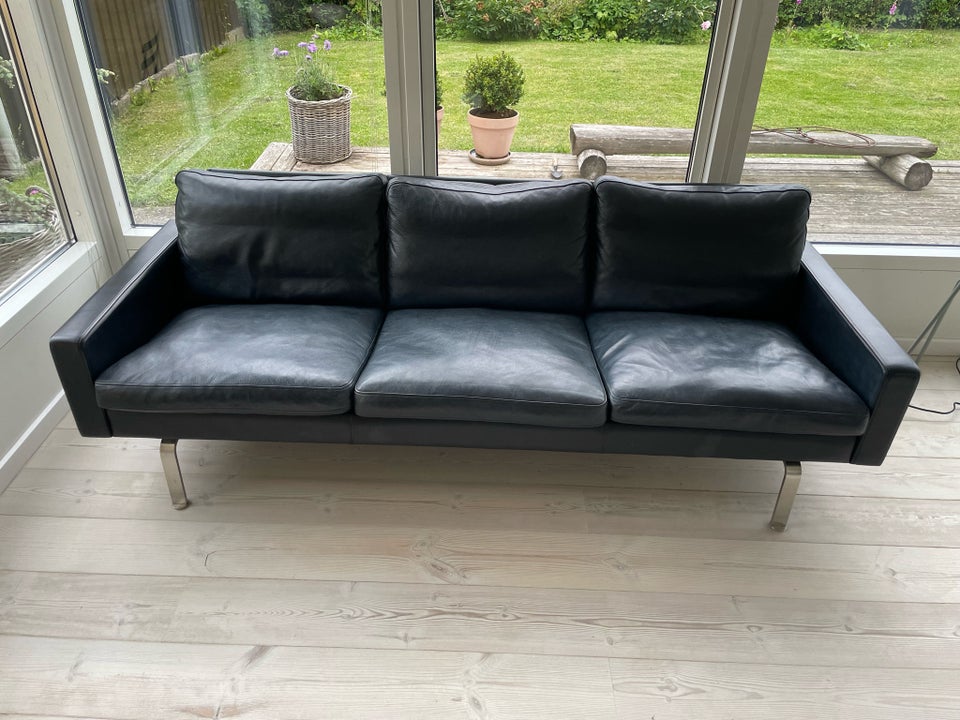 Sofa læder 3 pers