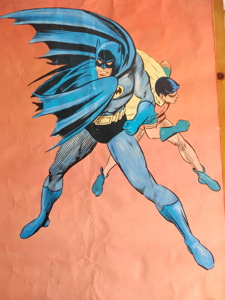 Original dansk Batman plakat fra