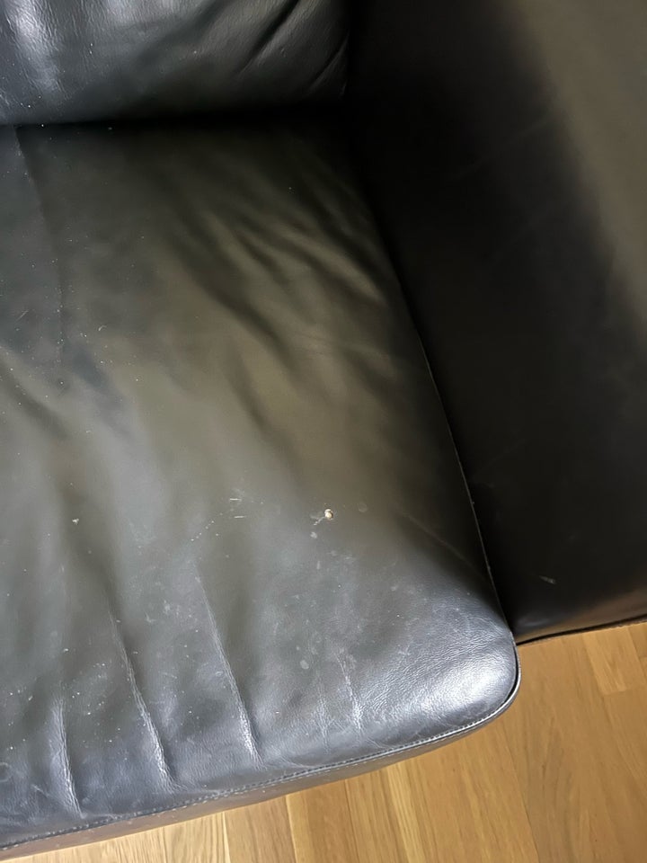 Sofa, læder, 3 pers.