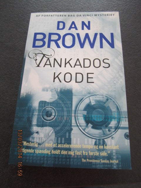 Tankernes kode Dan Brown genre: