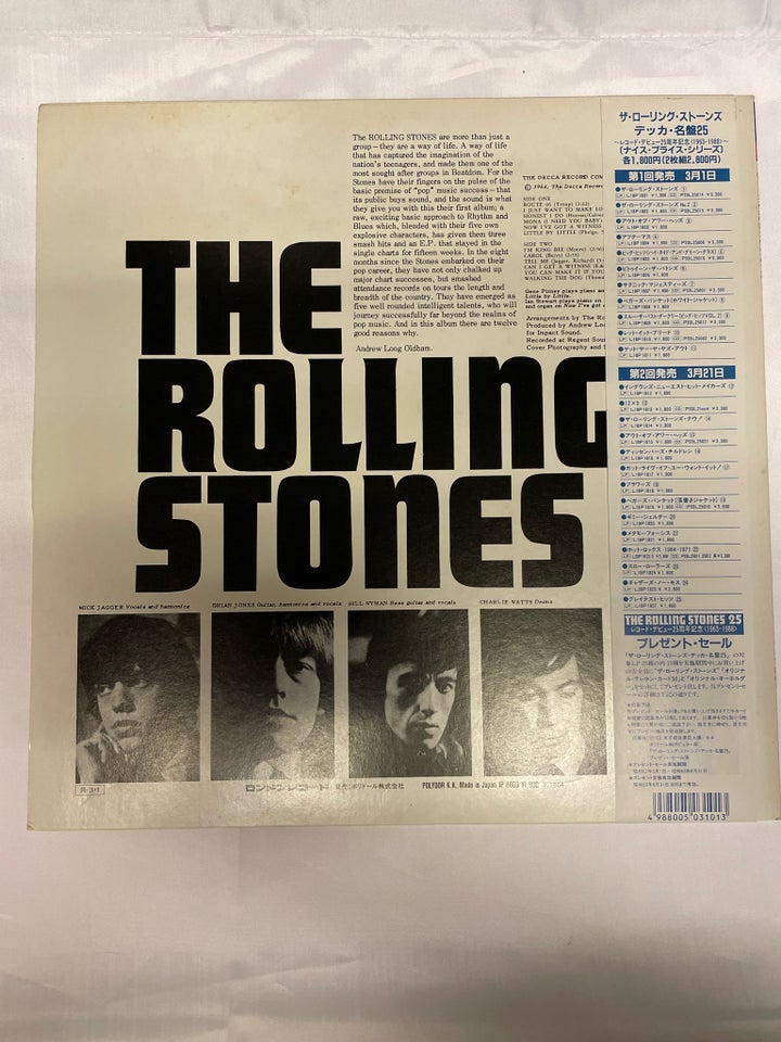 LP, The Rolling Stones, The Rolling