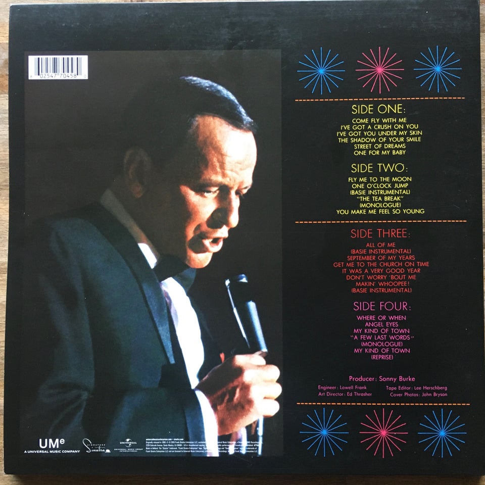 LP, Frank Sinatra, Sinatra At The