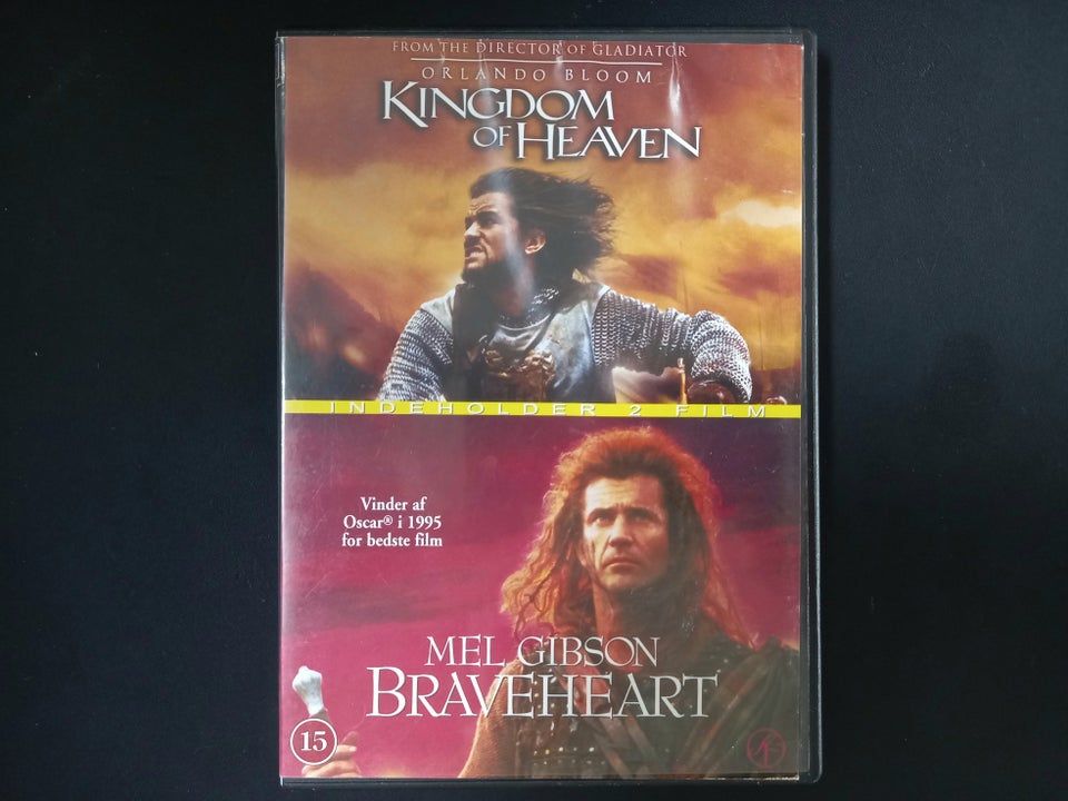 Kingdom of Heaven Braveheart , DVD,