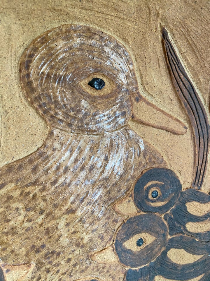 Stort keramik relief af Hildegon