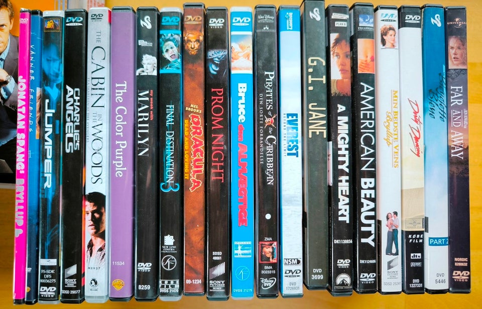 DVD film samling sælges DVD drama