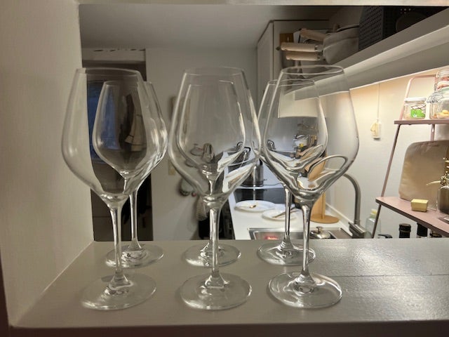 Glas, wine glasses, Holmegaard