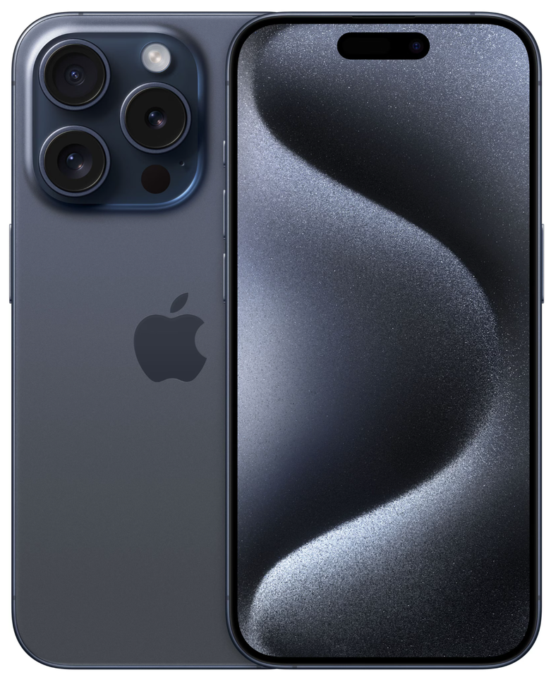 iPhone 15 Pro, 256 GB, blå