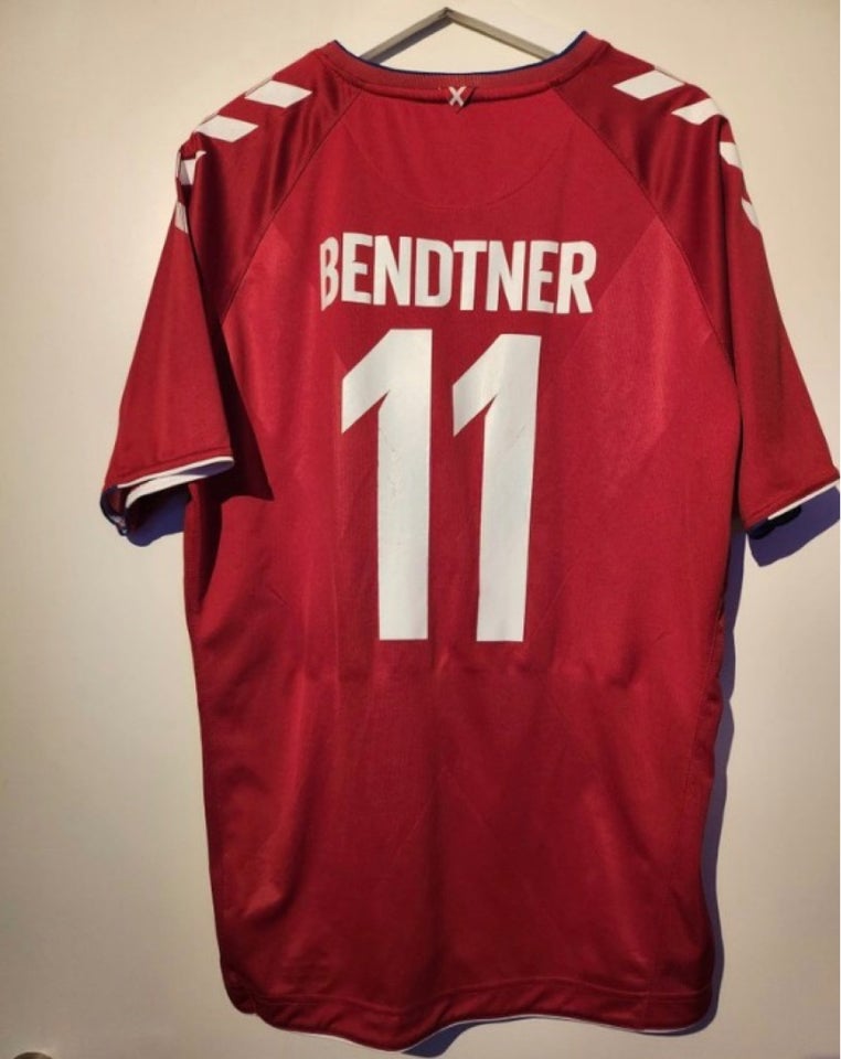 Fodboldtrøje Danmark Bendtner 