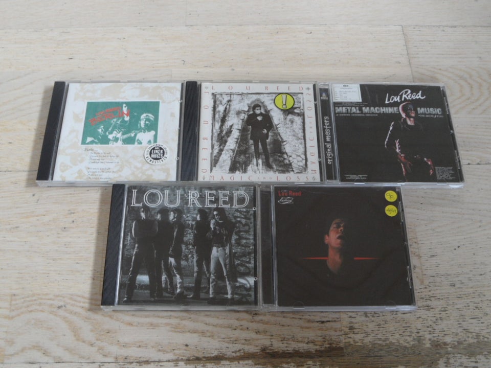 LOU REED: 5 CD MED LOU REED, rock