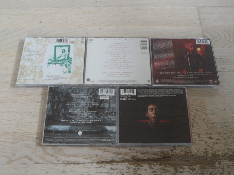 LOU REED: 5 CD MED LOU REED, rock