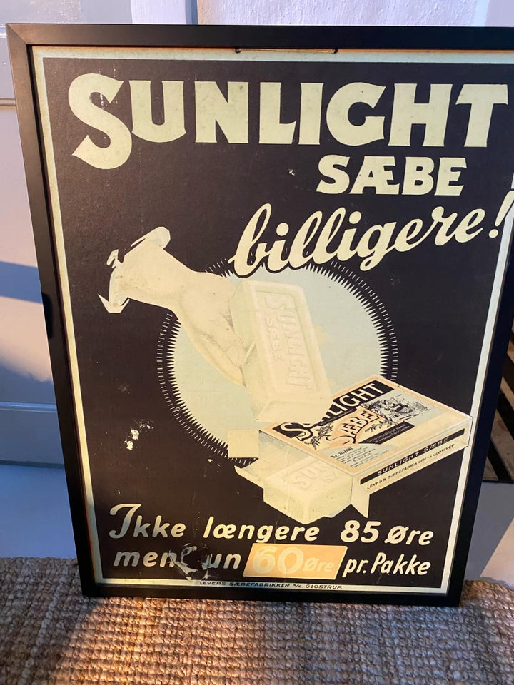 Plakat, motiv: Sæbereklame