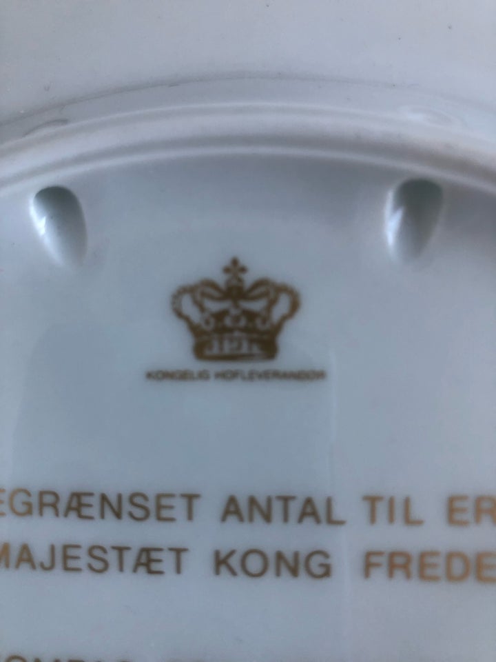 Kong Frederik IX minde platte Kong