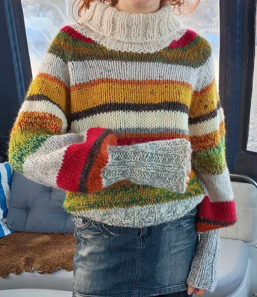 Håndstrikket sweater