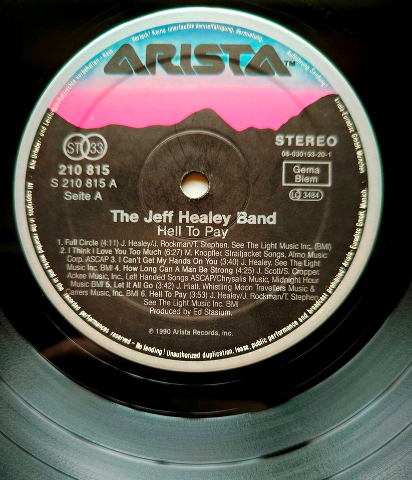 LP, The Jeff Healey Band