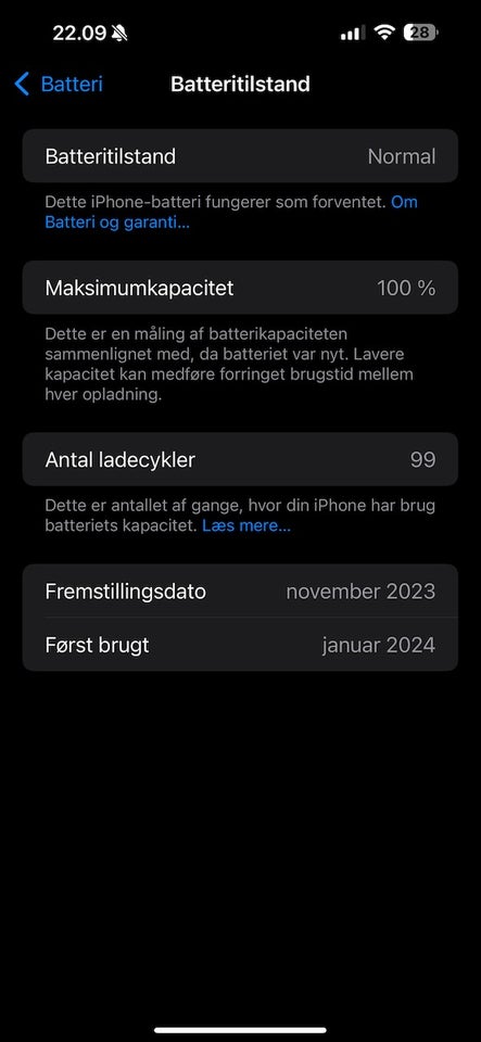 iPhone 15 Pro Max, 256 GB, grå