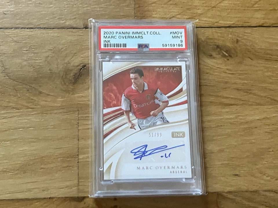 Samlekort Marc Overmars Auto /99