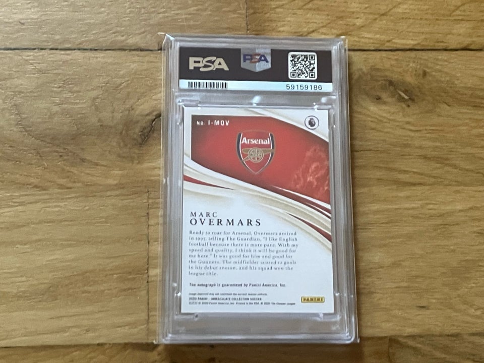 Samlekort Marc Overmars Auto /99