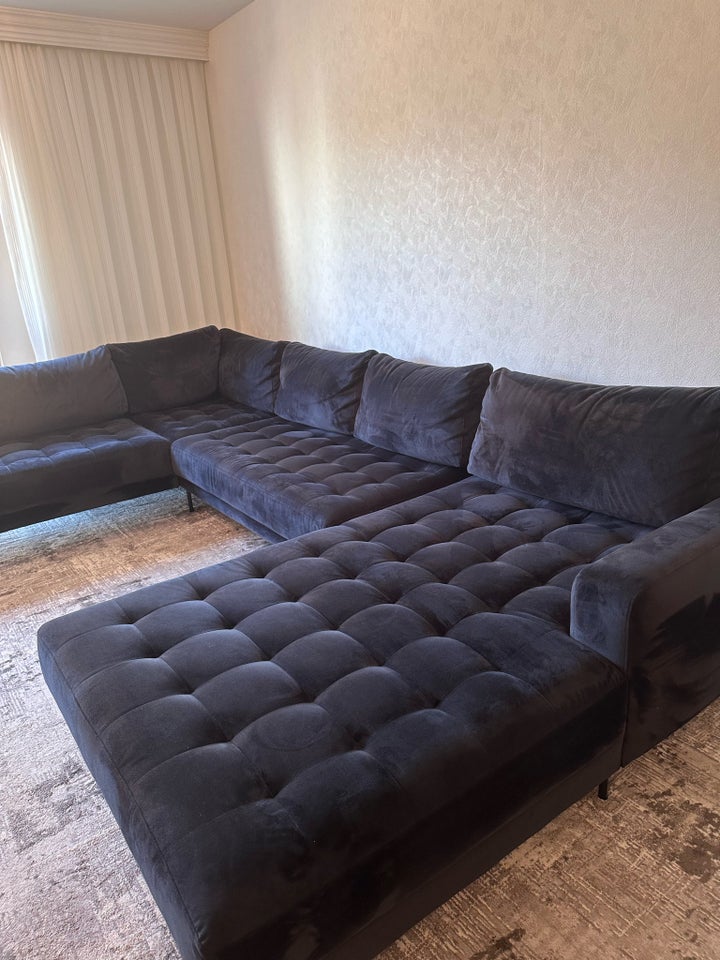 Sofa velour 6 pers