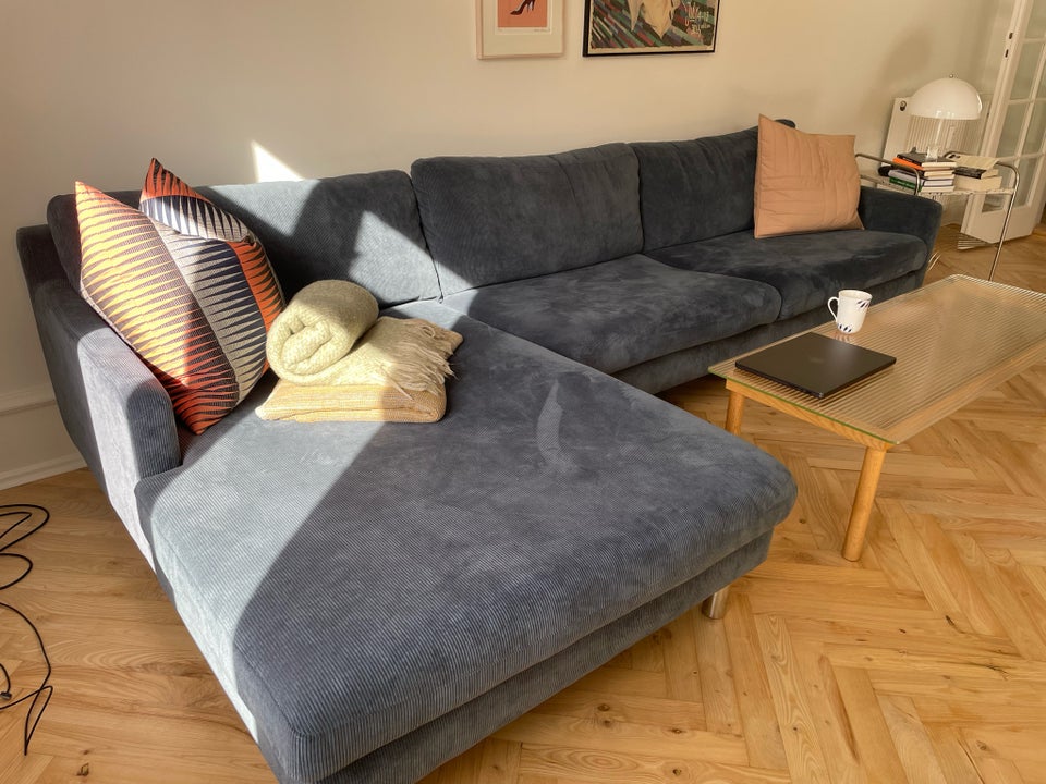 Sofa fløjl 3 pers