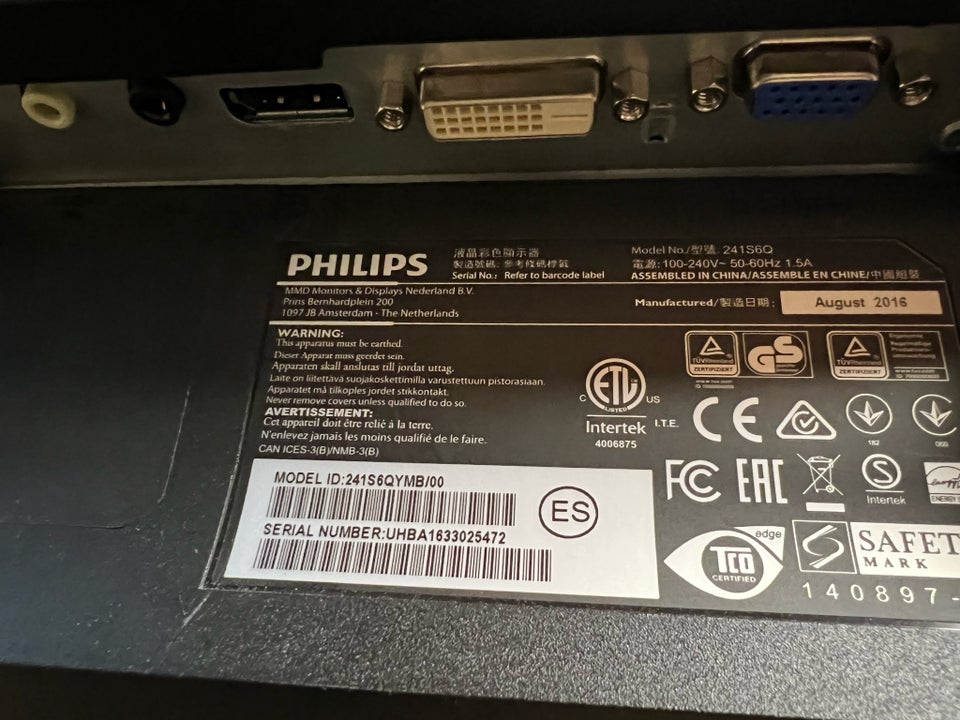 Philips fladskærm Philips