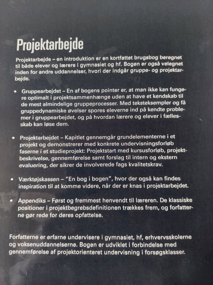 Projektarbejde en introduktion,