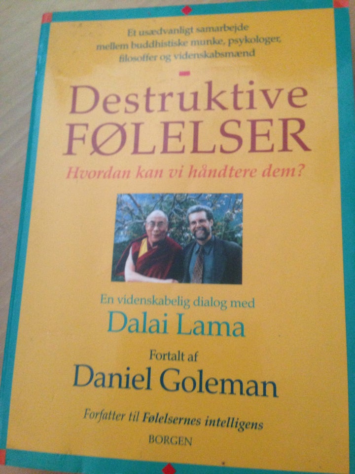 Destruktive følelser Dalai lama