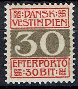 Dansk vestindien, postfrisk,