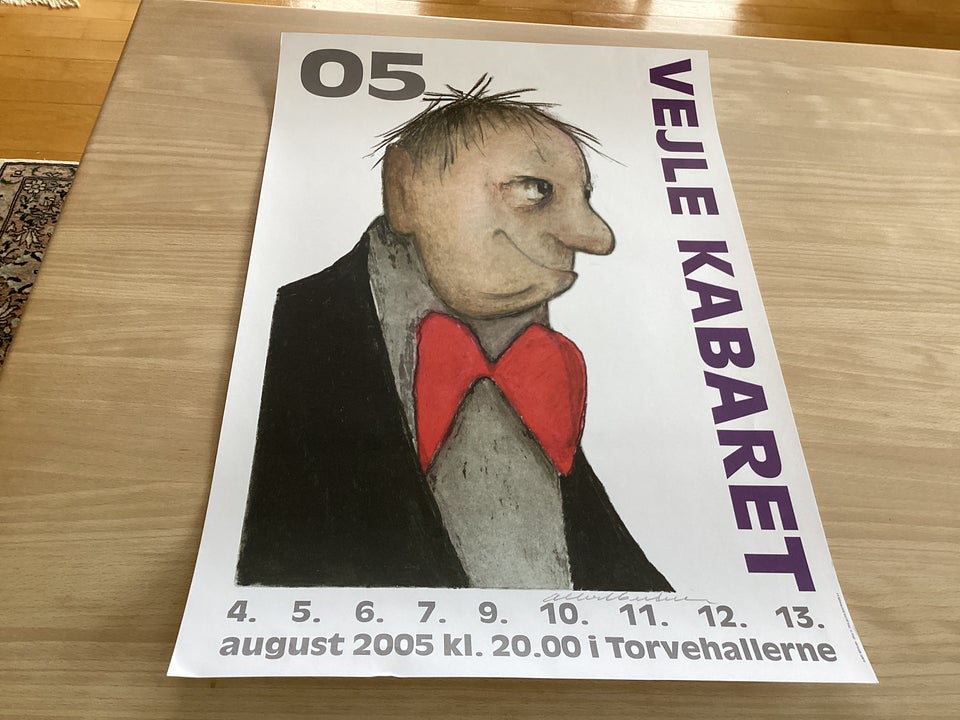 Plakat Albert Bertelsen b: 43 cm